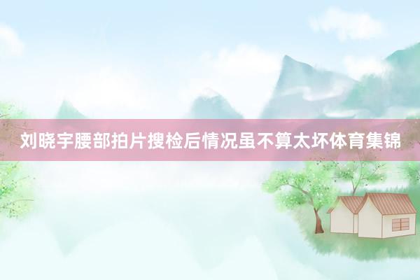 刘晓宇腰部拍片搜检后情况虽不算太坏体育集锦
