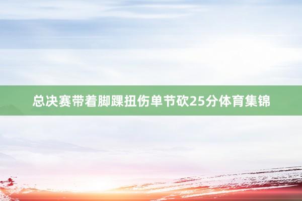 总决赛带着脚踝扭伤单节砍25分体育集锦