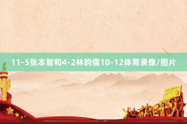 11-5张本智和4-2林昀儒10-12体育录像/图片