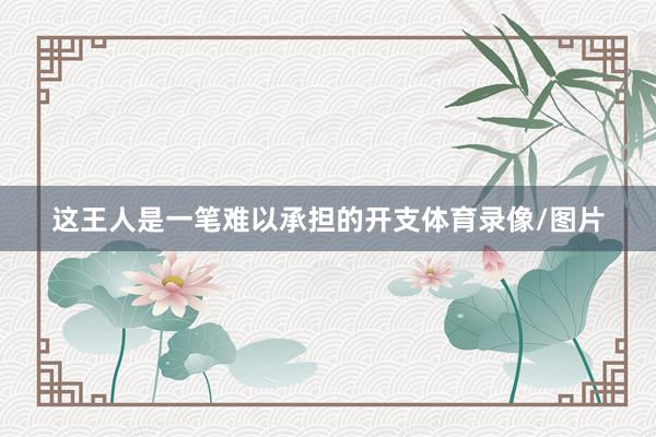 这王人是一笔难以承担的开支体育录像/图片