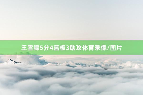 王雪朦5分4篮板3助攻体育录像/图片